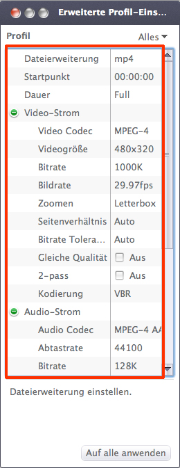 Video für iPhone umwandeln unter Mac