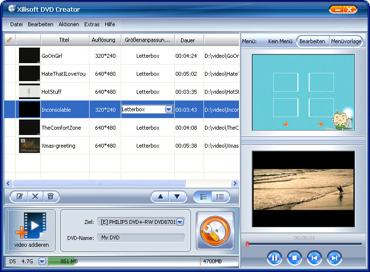 Xilisoft DVD Creator