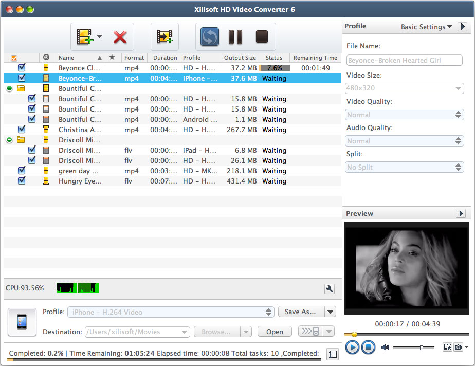 Xilisoft HD Video Converter for Mac - Mac HD Video umwandeln