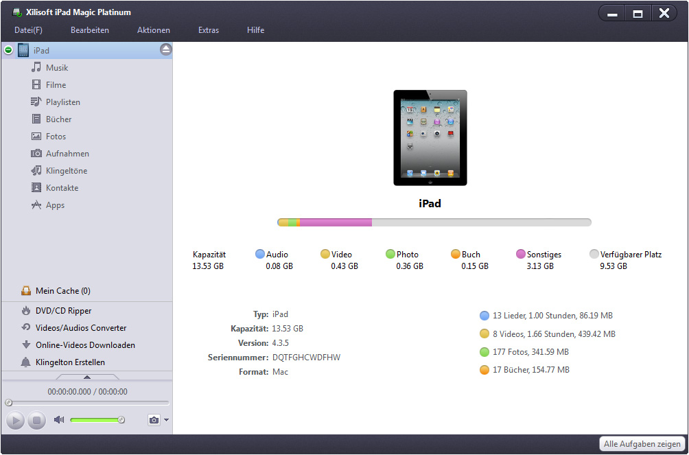 Xilisoft iPad Magic - iPad Manager Software
