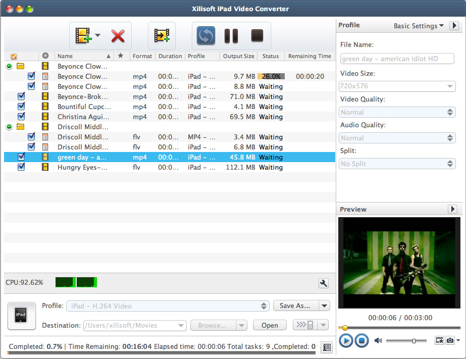 Xilisoft iPad Video Converter for Mac - Videos auf iPad auf Mac konvertieren