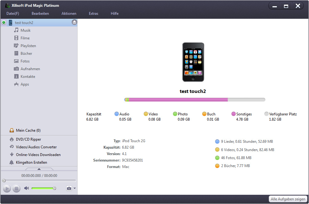 Xilisoft iPad Magic - all in 1 iPod Manager Software