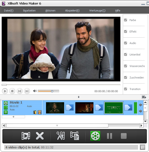 Xilisoft Video Maker - Videos erstellen und bearbeiten