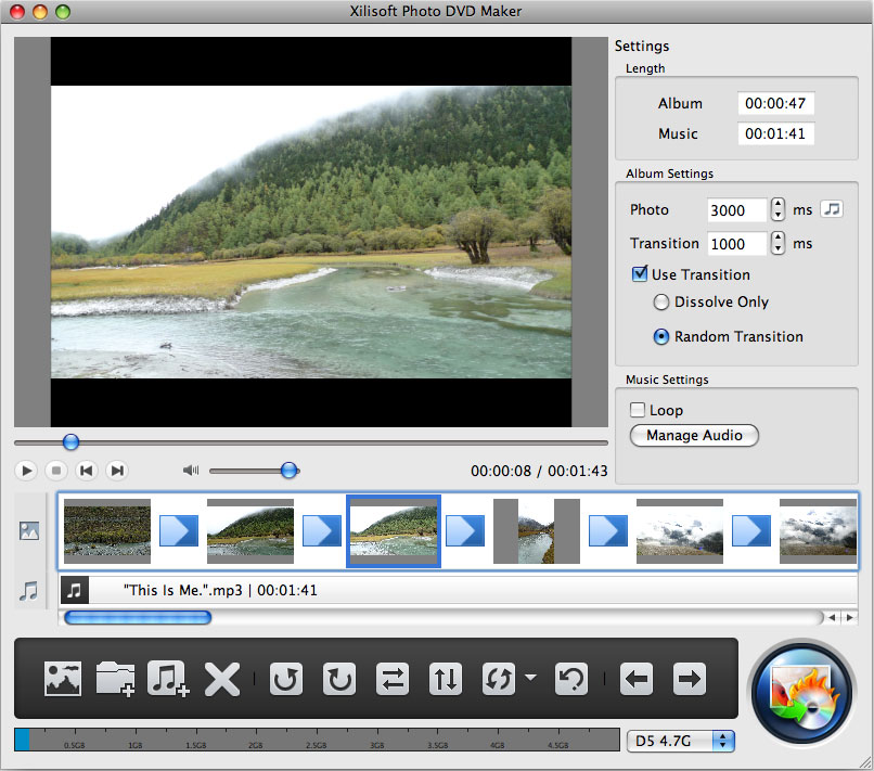 Xilisoft Foto DVD Maker for Mac- Mac Foto DVD Maker Software, DVD aus Foto auf Mac erstellen